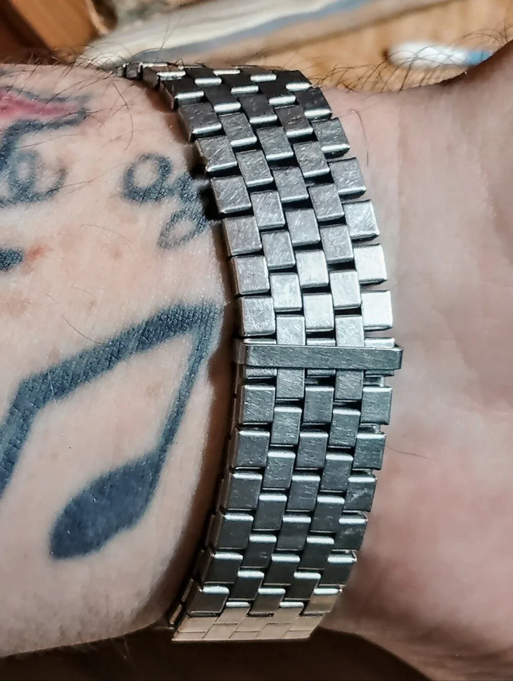 Timex Electric Dynabeat With 'Tigers eye' Sunburst Dial WORKING